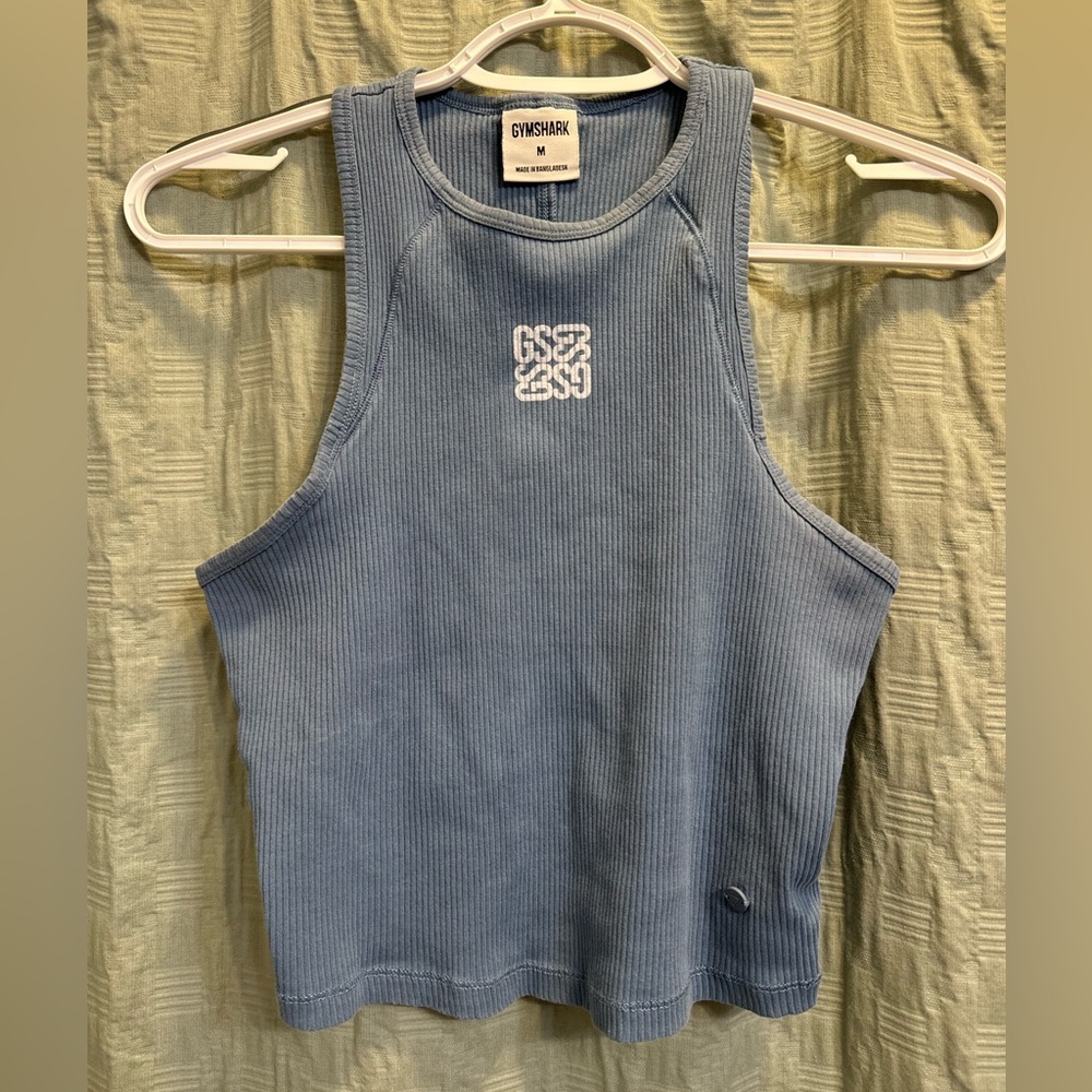 Gymshark Crop Ribbed Tank size M